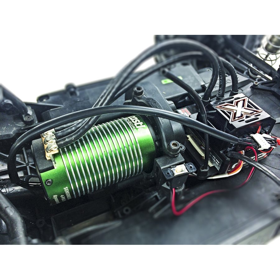 Castle Creations Monster X Combo - Electronics with ESC, motor, and servo components