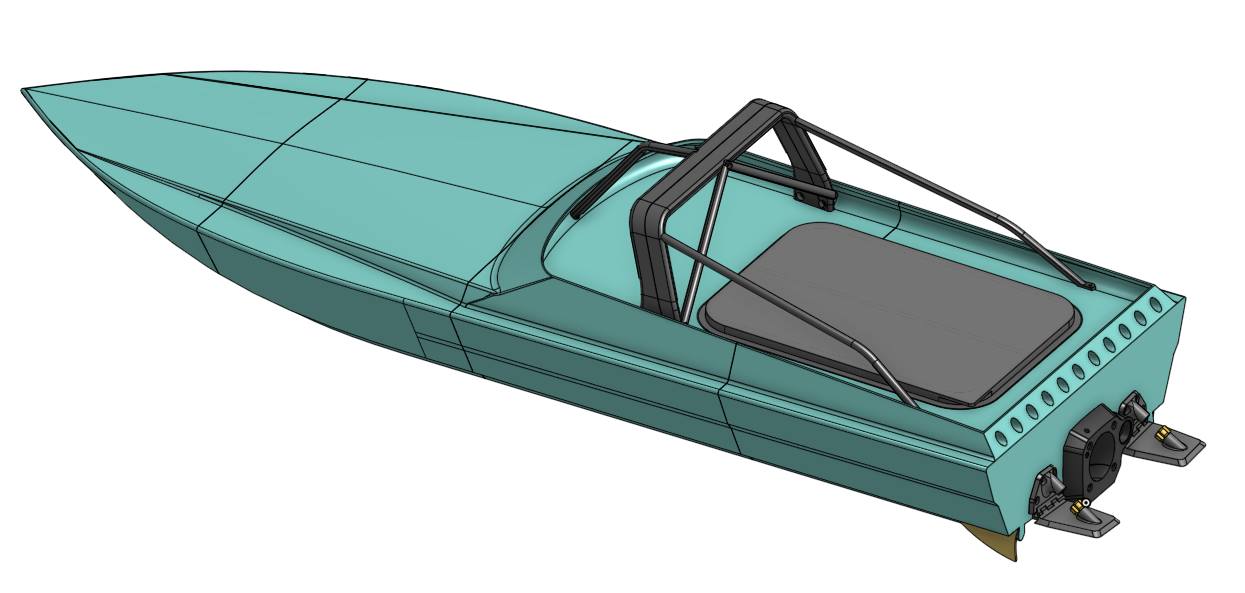Maverick Jet Boat - 3D Printable RC Jet Boat Files