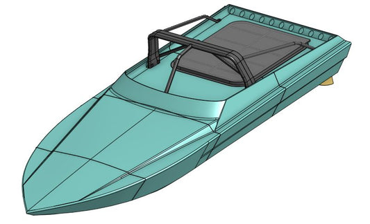 Maverick Jet Boat - 3D Printable RC Jet Boat Files