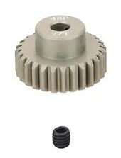 48DP 27T Pinion Gear - Aluminum gear with set screw for RC motors 3.175mm bore