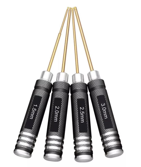 Hex Screwdrivers - Metric Set of 4