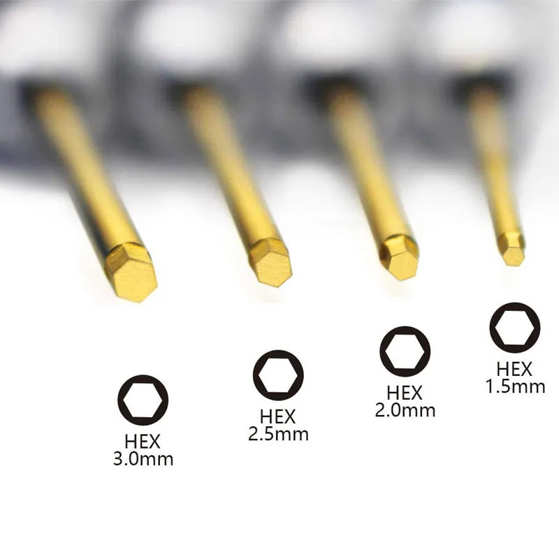 Hex Screwdrivers - Metric Set of 4 - RC Printer
