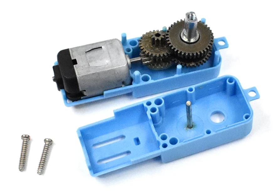 DC Electric TT Motor with All Metal Gears and Biaxial Drive - RC Printer