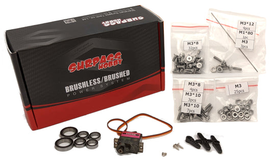OpenRC F1 Build Kits - Build kit with hardware, electronics, and fasteners for DIY RC building