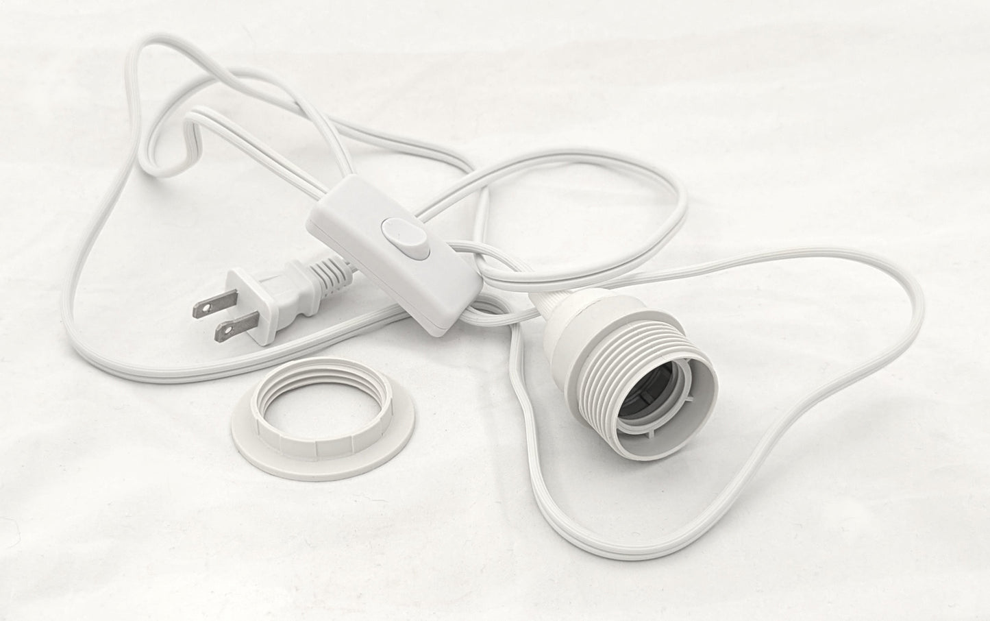 Table lamp cord with North American 120V plug