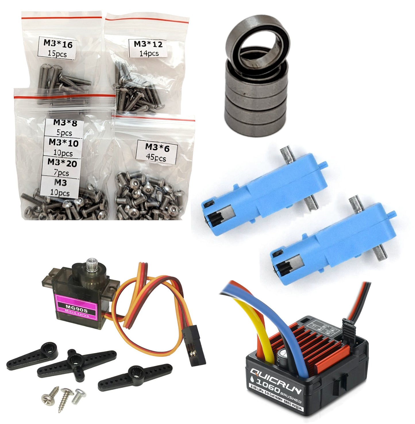 3DSets Mini 4x4: Rescuer Build Kits - RC Printer
