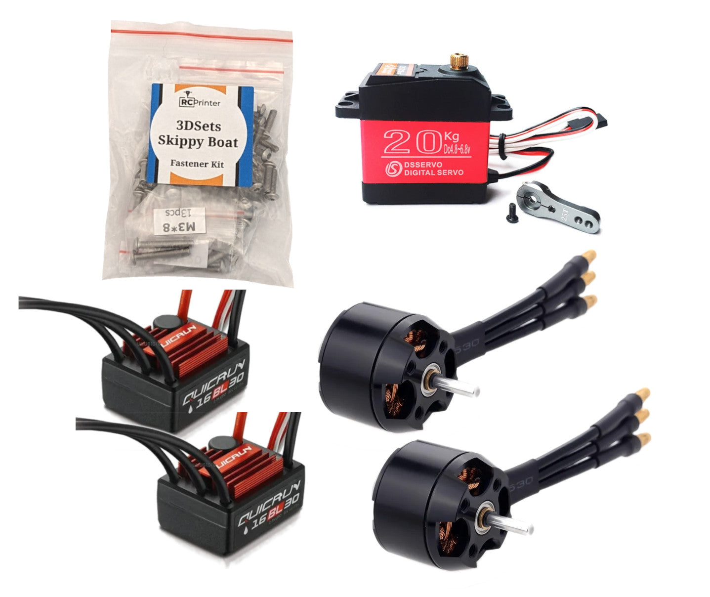 3DSets Skippy: Boat and Trailer Build Kits - RC Printer