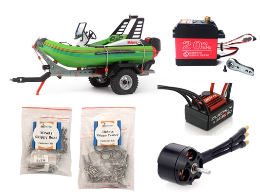 3DSets Skippy: Boat and Trailer Build Kits - RC Printer