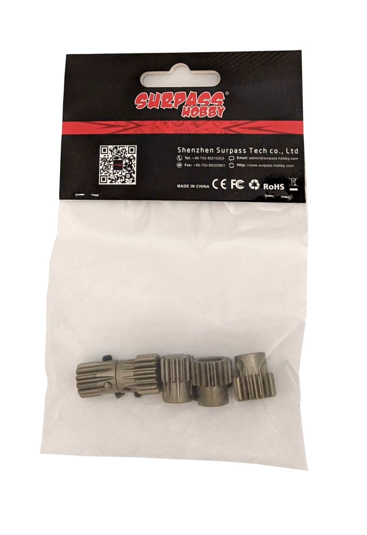 32DP Pinion Gear Set - 12-16T - 3.175 bore 7075 Aluminum - RC Printer