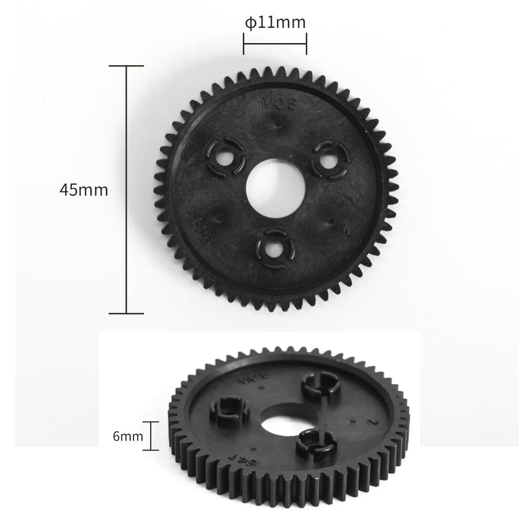 54T Spur Gear Modulus 0.8 (32P) to fit Traxxas Models (part 3956) - RC Printer