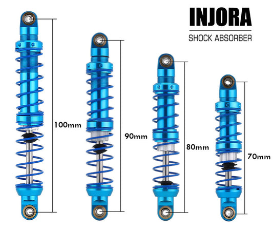 INJORA Aluminum Dual Spring Shock Absorbers - RC Printer