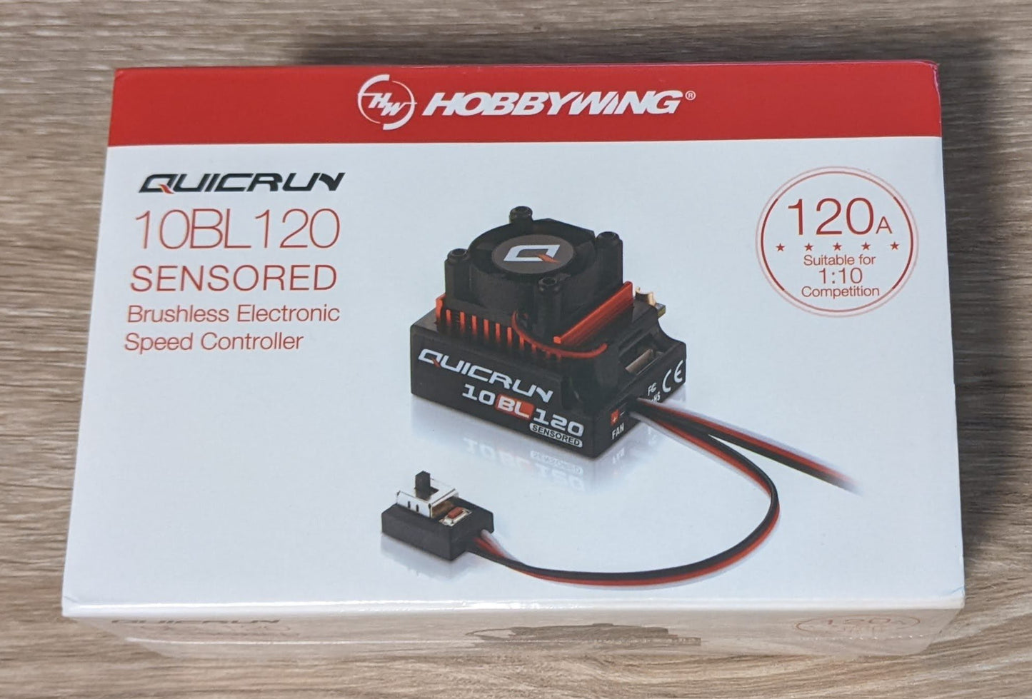 10BL120 - Hobbywing 120A Sensored Brushless ESC - RC Printer