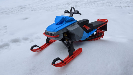 Skeeride RC Snowmobile Build
