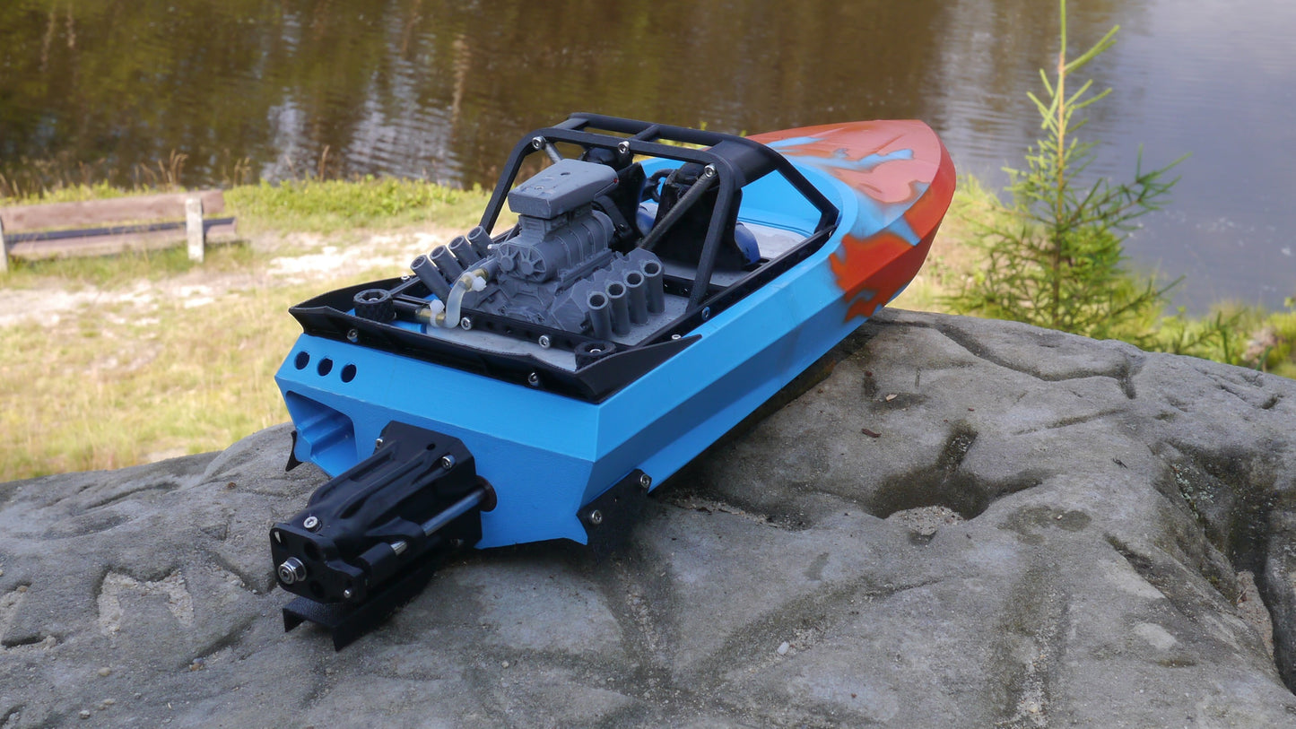 M-Jet Supersprint - 3D Print Files - Component detail view for DIY RC building