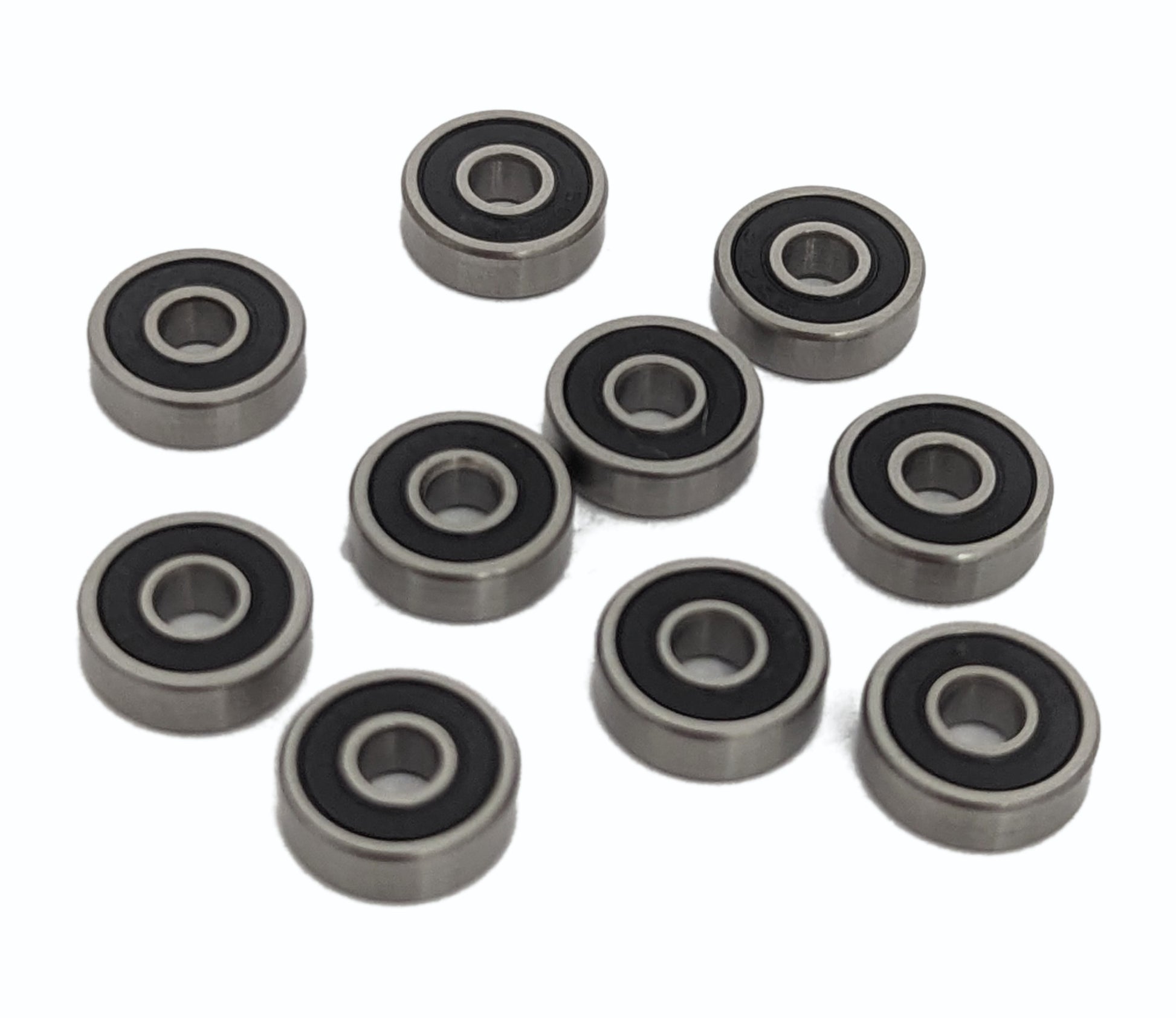 604 2RS Bearings - 10-piece miniature ball bearing set for RC vehicles