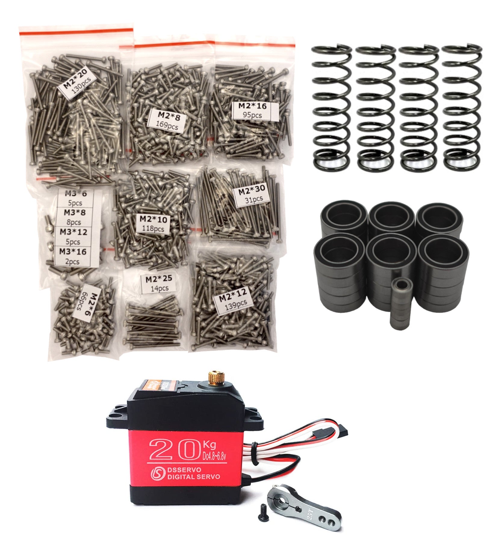 Casadio Impr3za Build Kits - Build kit with hardware, electronics, and fasteners