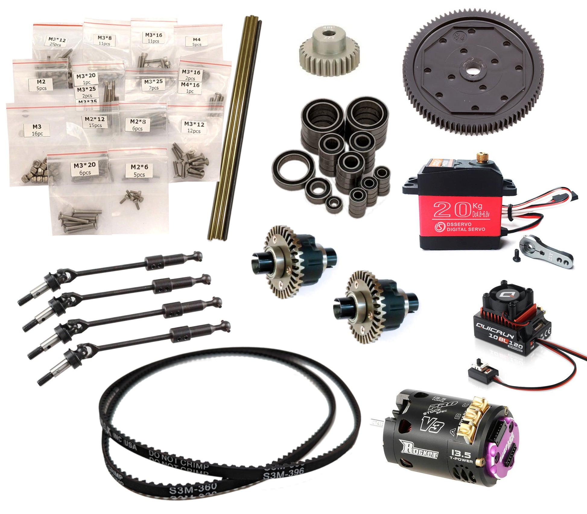MkUltra Build Kits - Build kit with hardware, electronics, and fasteners for DIY RC building