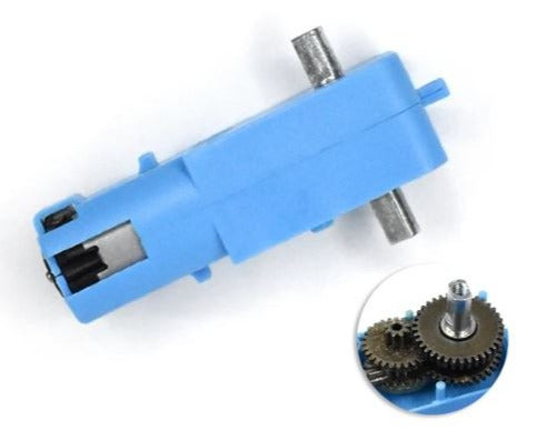 DC Electric TT Motor with All Metal Gears and Biaxial Drive