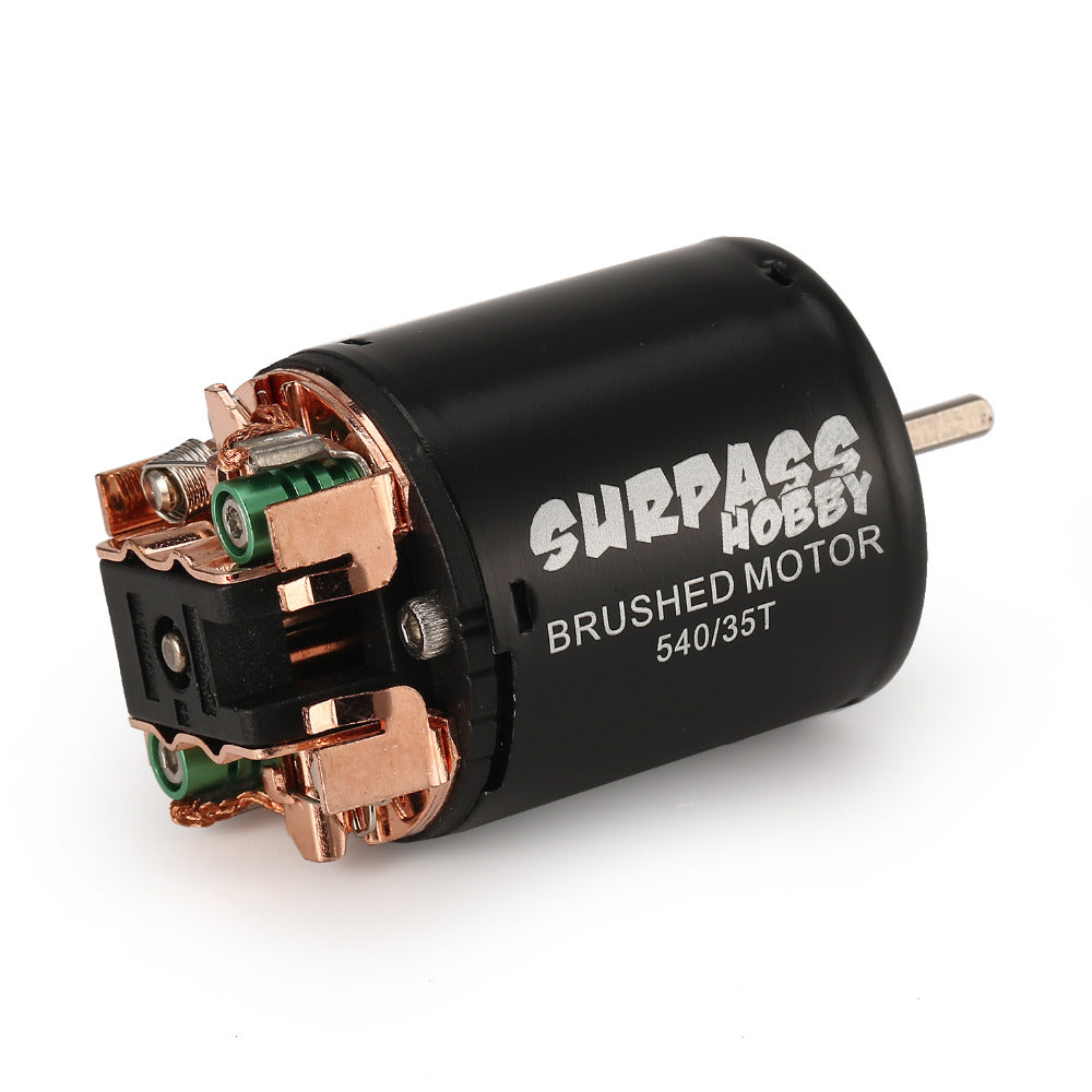540 Brushed Motor - Surpass Hobby 35T with copper commutator for 1/10 crawlers