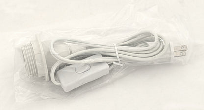 Table lamp cord E26 socket with 40mm clamping nut