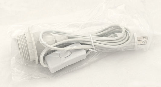 Table lamp cord E26 socket with 40mm clamping nut