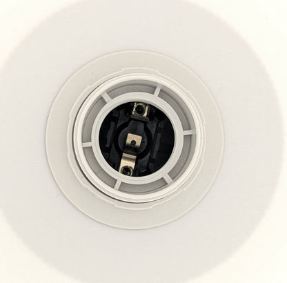 Table lamp cord inline rocker switch detail