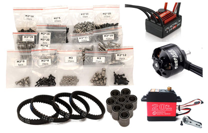 3DSets Rancher Kit electronics - Quicrun ESC, Surpass motor, servo & hardware pack
