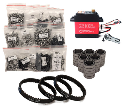 3DSets Reaper hardware pack - Motor, ESC, timing belts, bearings & sorted screws