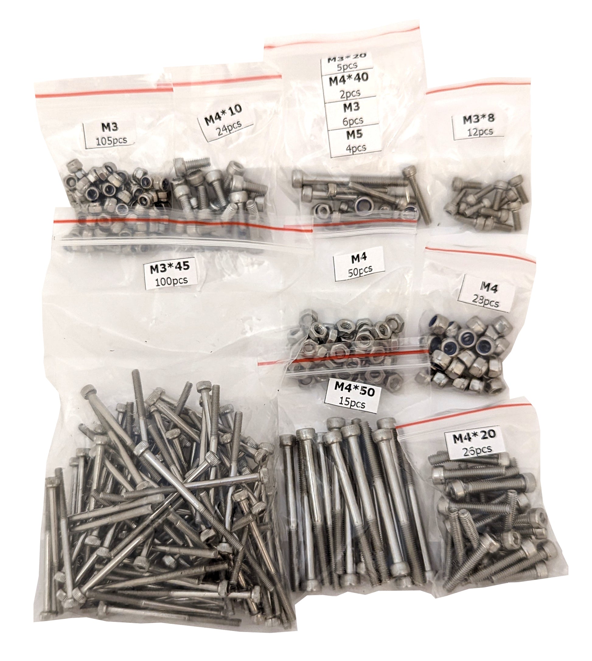 Speed Tank Build Kits - Hardware pack with screws, bearings, and fasteners for DIY RC building