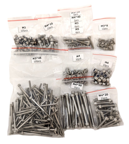 Speed Tank Build Kits - Hardware pack with screws, bearings, and fasteners for DIY RC building