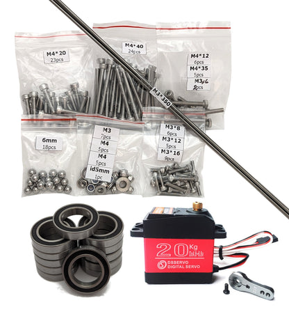 Tarmo5 Build Kits - Build kit with hardware, electronics, and fasteners for DIY RC building
