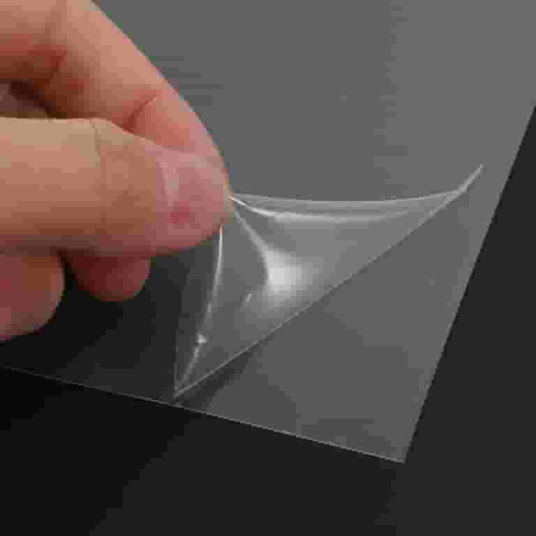 High Transparency PVC Plastic Sheets, 0.4mm (16 mil) - Component detail view for DIY RC building