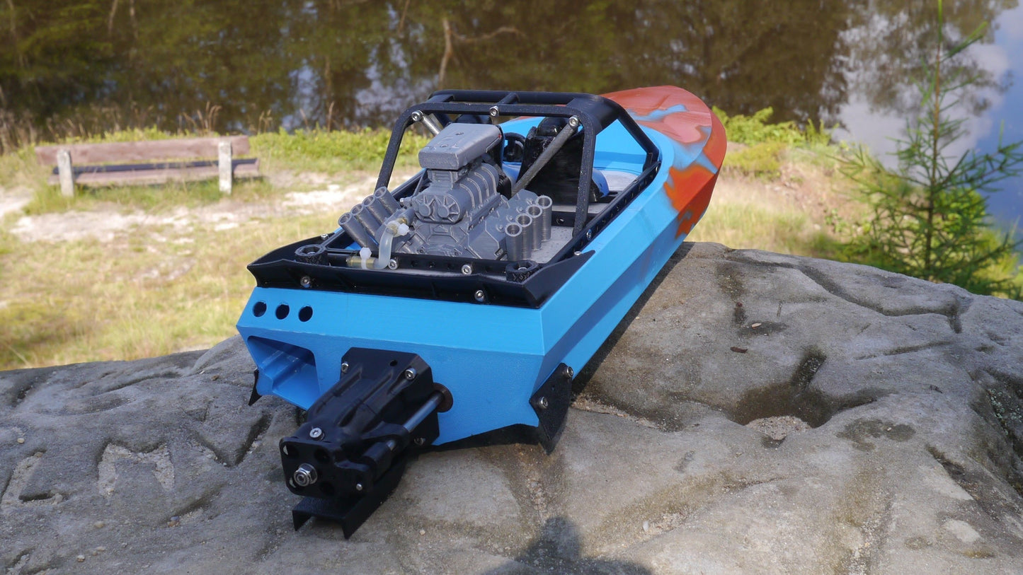 M-Jet Supersprint - 3D Print Files - Component detail view for DIY RC building