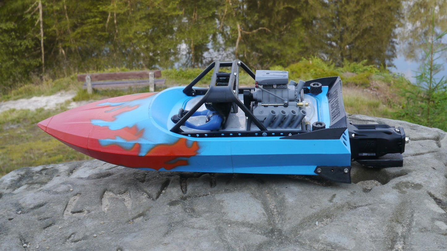 M-Jet Supersprint - 3D Print Files - Component detail view for DIY RC building