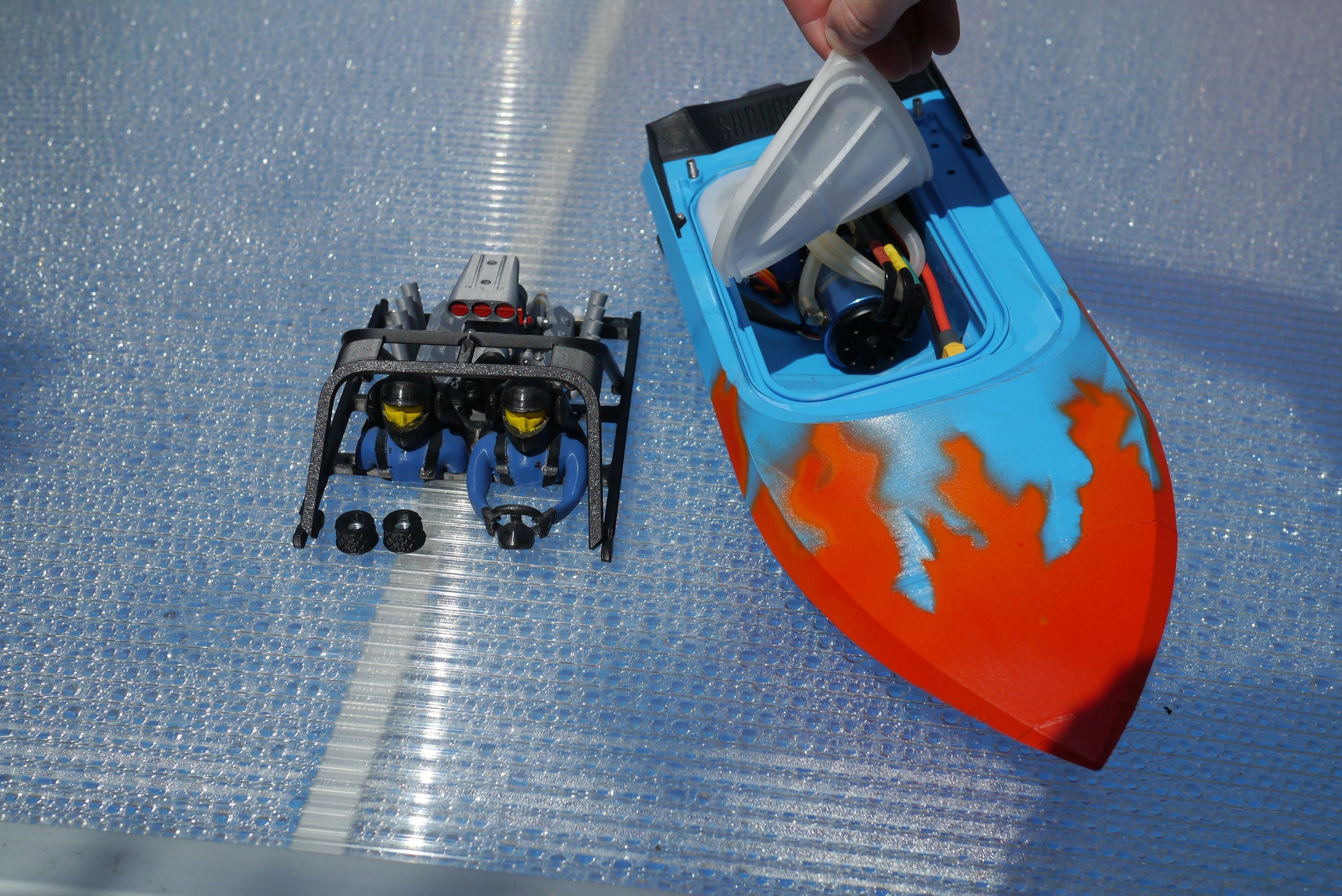 M-Jet Supersprint - 3D Print Files - Component detail view for DIY RC building