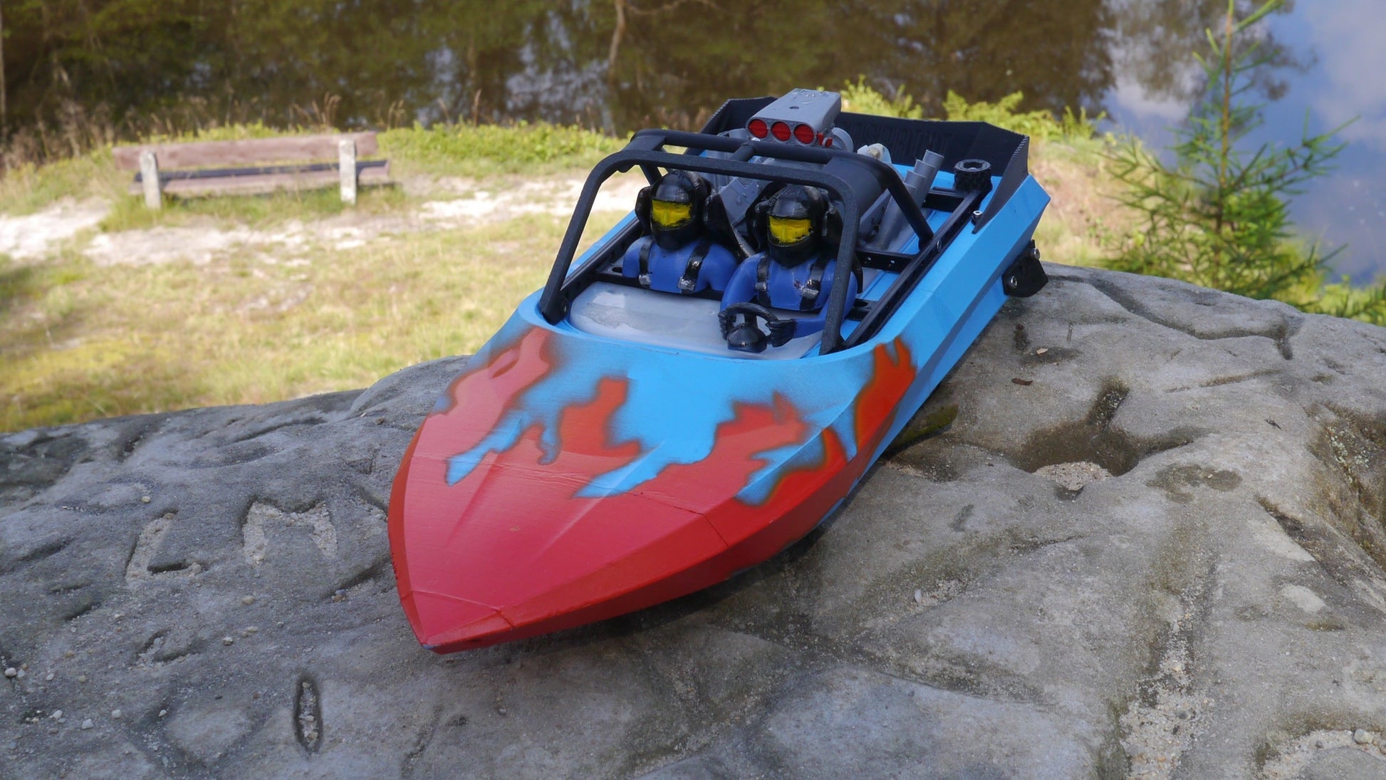 M-Jet Supersprint - 3D Print Files - Component detail view for DIY RC building