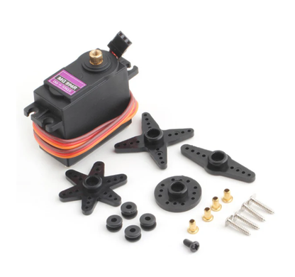 MG996R 12KG Digital Standard Servo - Component detail view for DIY RC building