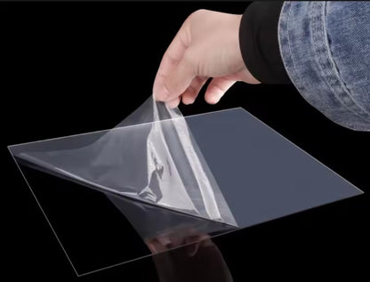 High Transparency PVC Plastic Sheets, 0.4mm (16 mil)