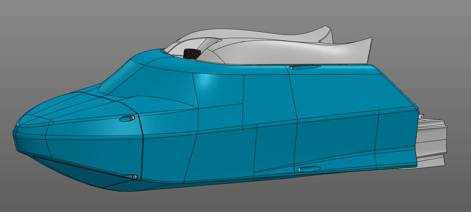 M-Jet TPU Warrior - 3D Print Files - Component detail view for DIY RC building