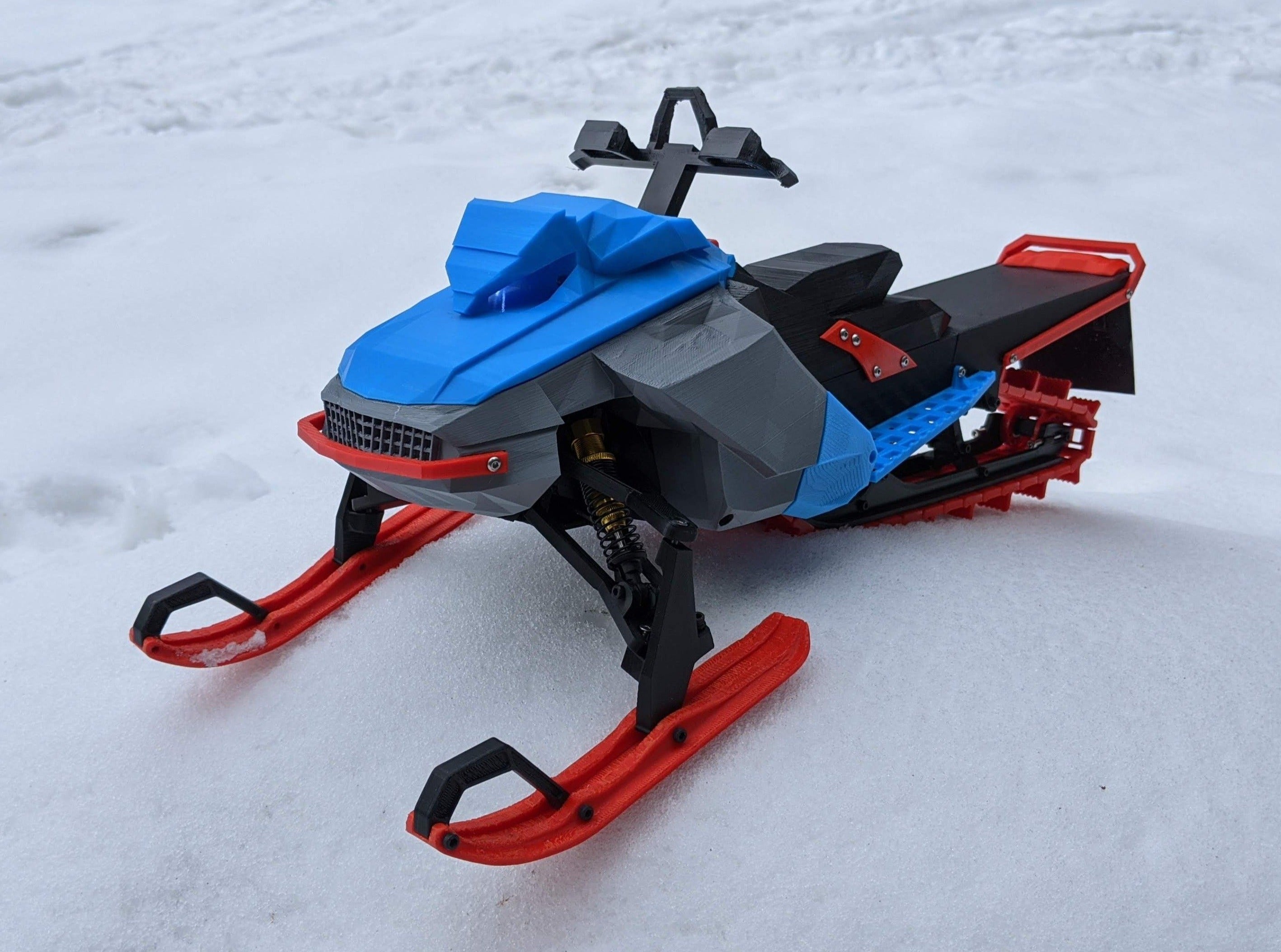 Remote control hot sale snowmobiles