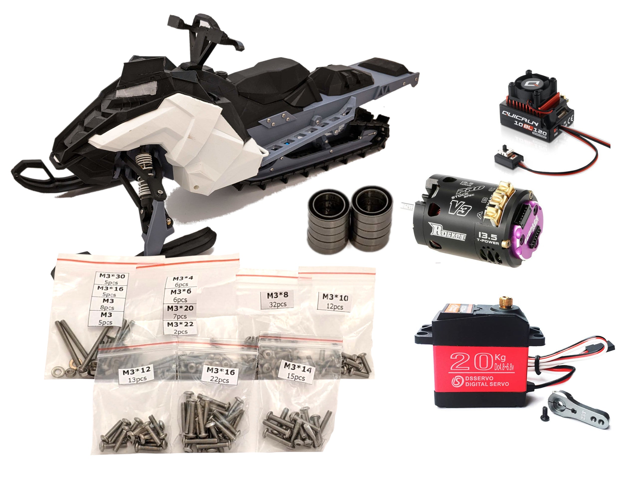 Rc store snowmobile kit