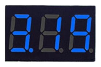 Digital Mini Blue LED Voltage Display Module